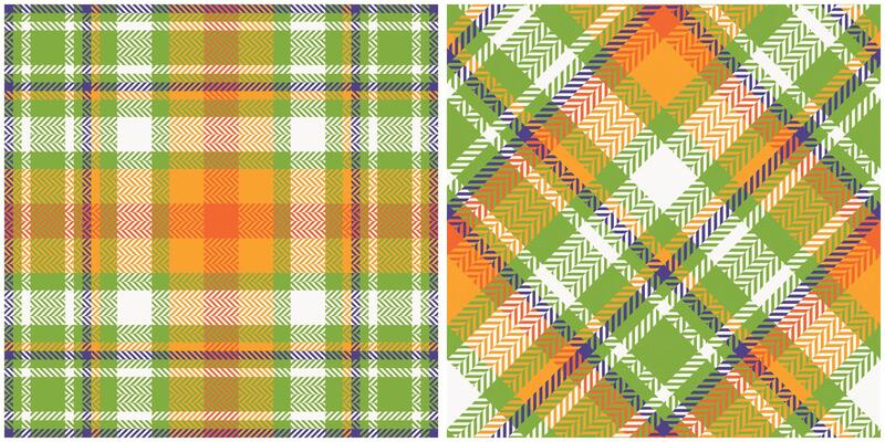 Scottish Tartan Pattern. Plaid Patterns Seamless Seamless Tartan Illustration Set for Scarf, Blanket, Other Modern Spring Summer Autumn Winter Holiday Fabric Print.