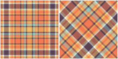 Scottish Tartan Pattern. Classic Plaid Tartan Traditional Scottish Woven Fabric. Lumberjack Shirt Flannel Textile. Pattern Tile Swatch Included. vector