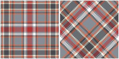 Tartan Pattern Seamless. Pastel Scottish Tartan Pattern Seamless. Tartan Illustration Set for Scarf, Blanket, Other Modern Spring Summer Autumn Winter Holiday Fabric Print. vector