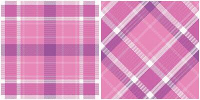 Scottish Tartan Pattern. Abstract Check Plaid Pattern Seamless Tartan Illustration Set for Scarf, Blanket, Other Modern Spring Summer Autumn Winter Holiday Fabric Print. vector