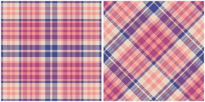 Scottish Tartan Seamless Pattern. Plaid Pattern Seamless Seamless Tartan Illustration Set for Scarf, Blanket, Other Modern Spring Summer Autumn Winter Holiday Fabric Print. vector