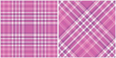 Scottish Tartan Seamless Pattern. Plaids Pattern Seamless Seamless Tartan Illustration Set for Scarf, Blanket, Other Modern Spring Summer Autumn Winter Holiday Fabric Print. vector