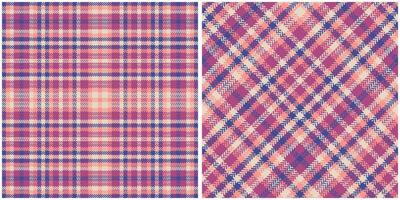 Scottish Tartan Seamless Pattern. Plaid Patterns Seamless Seamless Tartan Illustration Set for Scarf, Blanket, Other Modern Spring Summer Autumn Winter Holiday Fabric Print. vector