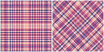 Scottish Tartan Seamless Pattern. Plaid Patterns Seamless Seamless Tartan Illustration Set for Scarf, Blanket, Other Modern Spring Summer Autumn Winter Holiday Fabric Print. vector