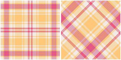 Scottish Tartan Seamless Pattern. Traditional Scottish Checkered Background. Seamless Tartan Illustration Set for Scarf, Blanket, Other Modern Spring Summer Autumn Winter Holiday Fabric Print. vector