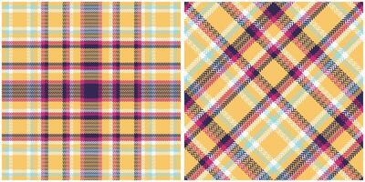 Scottish Tartan Seamless Pattern. Tartan Plaid Seamless Pattern. Traditional Scottish Woven Fabric. Lumberjack Shirt Flannel Textile. Pattern Tile Swatch Included. vector