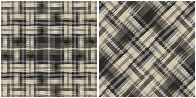 Scottish Tartan Seamless Pattern. Gingham Patterns Seamless Tartan Illustration Set for Scarf, Blanket, Other Modern Spring Summer Autumn Winter Holiday Fabric Print.