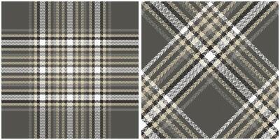 Scottish Tartan Seamless Pattern. Tartan Seamless Pattern Template for Design Ornament. Seamless Fabric Texture. vector