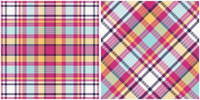 Scottish Tartan Seamless Pattern. Tartan Plaid Seamless Pattern. Template for Design Ornament. Seamless Fabric Texture. vector