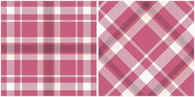 Tartan Plaid Seamless Pattern. Tartan Seamless Pattern. Template for Design Ornament. Seamless Fabric Texture. vector