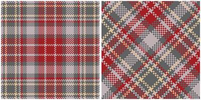 Tartan Pattern Seamless. Pastel Classic Pastel Scottish Tartan Design. Traditional Pastel Scottish Woven Fabric. Lumberjack Shirt Flannel Textile. Pattern Tile Swatch Included. vector