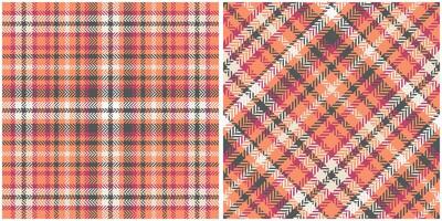 Classic Scottish Tartan Design. Tartan Seamless Pattern. Seamless Tartan Illustration Set for Scarf, Blanket, Other Modern Spring Summer Autumn Winter Holiday Fabric Print. vector