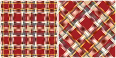 Tartan Pattern Seamless. Traditional Scottish Checkered Background. Traditional Scottish Woven Fabric. Lumberjack Shirt Flannel Textile. Pattern Tile Swatch Included. vector