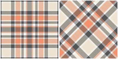 Classic Scottish Tartan Design. Gingham Patterns. Seamless Tartan Illustration Set for Scarf, Blanket, Other Modern Spring Summer Autumn Winter Holiday Fabric Print. vector