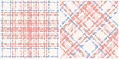 Tartan Plaid Seamless Pattern. Checkerboard Pattern. Seamless Tartan Illustration Set for Scarf, Blanket, Other Modern Spring Summer Autumn Winter Holiday Fabric Print. vector