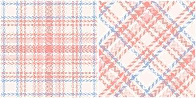 Tartan Plaid Seamless Pattern. Checkerboard Pattern. Seamless Tartan Illustration Set for Scarf, Blanket, Other Modern Spring Summer Autumn Winter Holiday Fabric Print. vector