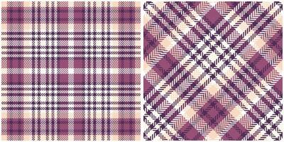 Tartan Plaid Seamless Pattern. Plaids Pattern Seamless. Seamless Tartan Illustration Set for Scarf, Blanket, Other Modern Spring Summer Autumn Winter Holiday Fabric Print. vector