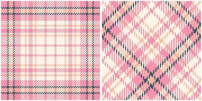 Tartan Plaid Seamless Pattern. Abstract Check Plaid Pattern. Seamless Tartan Illustration Set for Scarf, Blanket, Other Modern Spring Summer Autumn Winter Holiday Fabric Print. vector