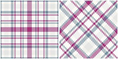 Tartan Plaid Pattern Seamless. Gingham Patterns. Seamless Tartan Illustration Set for Scarf, Blanket, Other Modern Spring Summer Autumn Winter Holiday Fabric Print. vector
