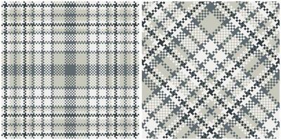 Tartan Seamless Pattern. Sweet Checker Pattern Seamless Tartan Illustration Set for Scarf, Blanket, Other Modern Spring Summer Autumn Winter Holiday Fabric Print. vector