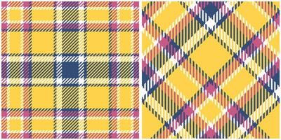 Tartan Plaid Pattern Seamless. Classic Scottish Tartan Design. Template for Design Ornament. Seamless Fabric Texture. Illustration vector