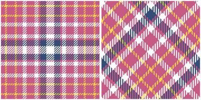 Tartan Plaid Pattern Seamless. Abstract Check Plaid Pattern. Seamless Tartan Illustration Set for Scarf, Blanket, Other Modern Spring Summer Autumn Winter Holiday Fabric Print. vector