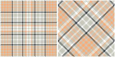 Tartan Seamless Pattern. Sweet Checkerboard Pattern Template for Design Ornament. Seamless Fabric Texture. vector