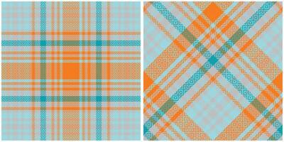 Scottish Tartan Plaid Seamless Pattern, Checker Pattern. Traditional Scottish Woven Fabric. Lumberjack Shirt Flannel Textile. Pattern Tile Swatch Included. vector