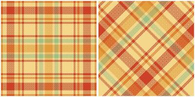 Scottish Tartan Plaid Seamless Pattern, Tartan Seamless Pattern. Template for Design Ornament. Seamless Fabric Texture. Illustration vector