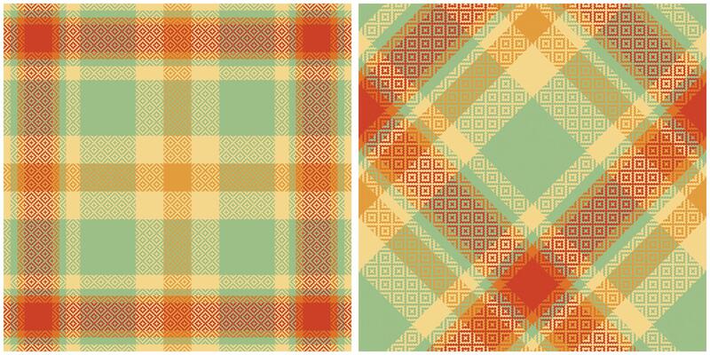 Scottish Tartan Plaid Seamless Pattern, Tartan Seamless Pattern. Seamless Tartan Illustration Set for Scarf, Blanket, Other Modern Spring Summer Autumn Winter Holiday Fabric Print.