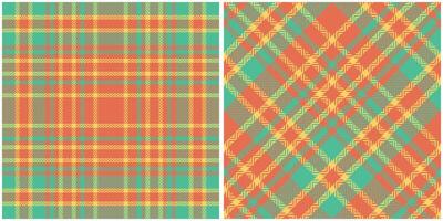 Scottish Tartan Plaid Seamless Pattern, Classic Plaid Tartan. Traditional Scottish Woven Fabric. Lumberjack Shirt Flannel Textile. Pattern Tile Swatch Included. vector