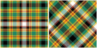 Scottish Tartan Plaid Seamless Pattern, Classic Scottish Tartan Design. Seamless Tartan Illustration Set for Scarf, Blanket, Other Modern Spring Summer Autumn Winter Holiday Fabric Print. vector