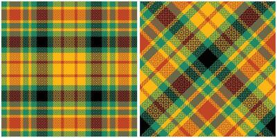 Scottish Tartan Plaid Seamless Pattern, Abstract Check Plaid Pattern. Template for Design Ornament. Seamless Fabric Texture. Illustration vector