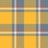 tartán sin costura modelo. tradicional escocés a cuadros antecedentes. tradicional escocés tejido tela. leñador camisa franela textil. modelo loseta muestra de tela incluido. vector