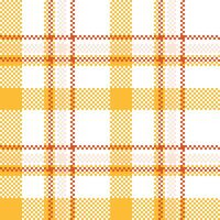 Tartan Seamless Pattern. Classic Scottish Tartan Design. Traditional Scottish Woven Fabric. Lumberjack Shirt Flannel Textile. Pattern Tile Swatch Included. vector