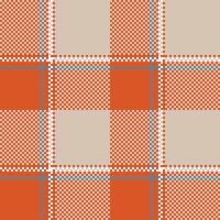 Tartan Seamless Pattern. Tartan Plaid Seamless Pattern. Seamless Tartan Illustration Set for Scarf, Blanket, Other Modern Spring Summer Autumn Winter Holiday Fabric Print. vector