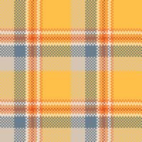 Tartan Seamless Pattern. Tartan Plaid Seamless Pattern. for Scarf, Dress, Skirt, Other Modern Spring Autumn Winter Fashion Textile Design. vector