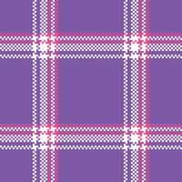 Plaids Pattern Seamless. Scottish Tartan Pattern Traditional Scottish Woven Fabric. Lumberjack Shirt Flannel Textile. Pattern Tile Swatch Included. vector