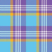 Plaids Pattern Seamless. Scottish Plaid, Template for Design Ornament. Seamless Fabric Texture. vector