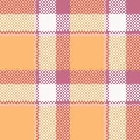 Plaids Pattern Seamless. Traditional Scottish Checkered Background. for Shirt Printing,clothes, Dresses, Tablecloths, Blankets, Bedding, Paper,quilt,fabric and Other Textile Products. vector