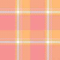 Plaids Pattern Seamless. Traditional Scottish Checkered Background. Template for Design Ornament. Seamless Fabric Texture. vector