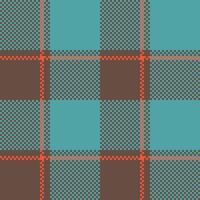 Tartan Pattern Seamless. Sweet Plaid Pattern Seamless Tartan Illustration Set for Scarf, Blanket, Other Modern Spring Summer Autumn Winter Holiday Fabric Print. vector