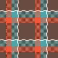 Plaid Pattern Seamless. Tartan Seamless Pattern for Scarf, Dress, Skirt, Other Modern Spring Autumn Winter Fashion Textile Design. vector