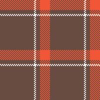 Plaid Pattern Seamless. Gingham Patterns Template for Design Ornament. Seamless Fabric Texture. vector