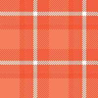 Plaid Pattern Seamless. Gingham Patterns Traditional Scottish Woven Fabric. Lumberjack Shirt Flannel Textile. Pattern Tile Swatch Included. vector