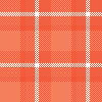 Plaid Pattern Seamless. Gingham Patterns Traditional Scottish Woven Fabric. Lumberjack Shirt Flannel Textile. Pattern Tile Swatch Included. vector