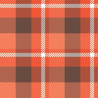 Plaid Pattern Seamless. Scottish Tartan Pattern Seamless Tartan Illustration Set for Scarf, Blanket, Other Modern Spring Summer Autumn Winter Holiday Fabric Print. vector