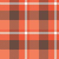 Plaid Pattern Seamless. Scottish Tartan Pattern Seamless Tartan Illustration Set for Scarf, Blanket, Other Modern Spring Summer Autumn Winter Holiday Fabric Print. vector