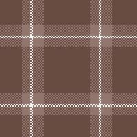 Plaid Pattern Seamless. Checkerboard Pattern Template for Design Ornament. Seamless Fabric Texture. vector