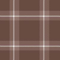 Plaid Pattern Seamless. Checkerboard Pattern Template for Design Ornament. Seamless Fabric Texture. vector